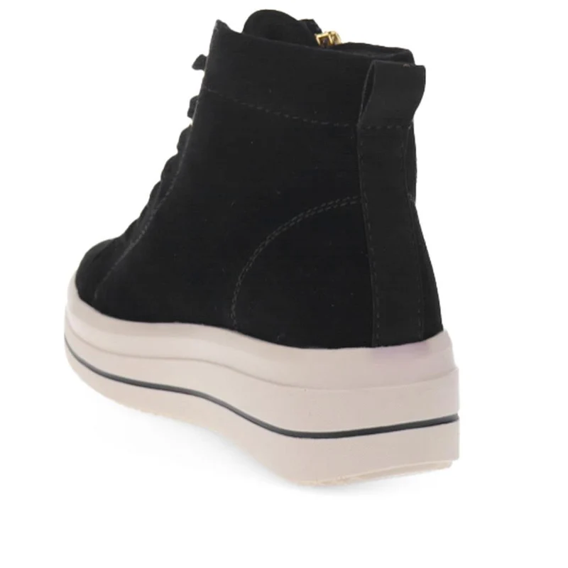 Suede Dual-Fastening Trainers - DRS40501 / 325 666 - Black