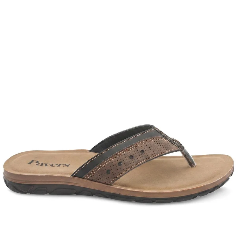 Grippy Cross Strap Mule Sandals - INB43017 / 329 218 - Brown