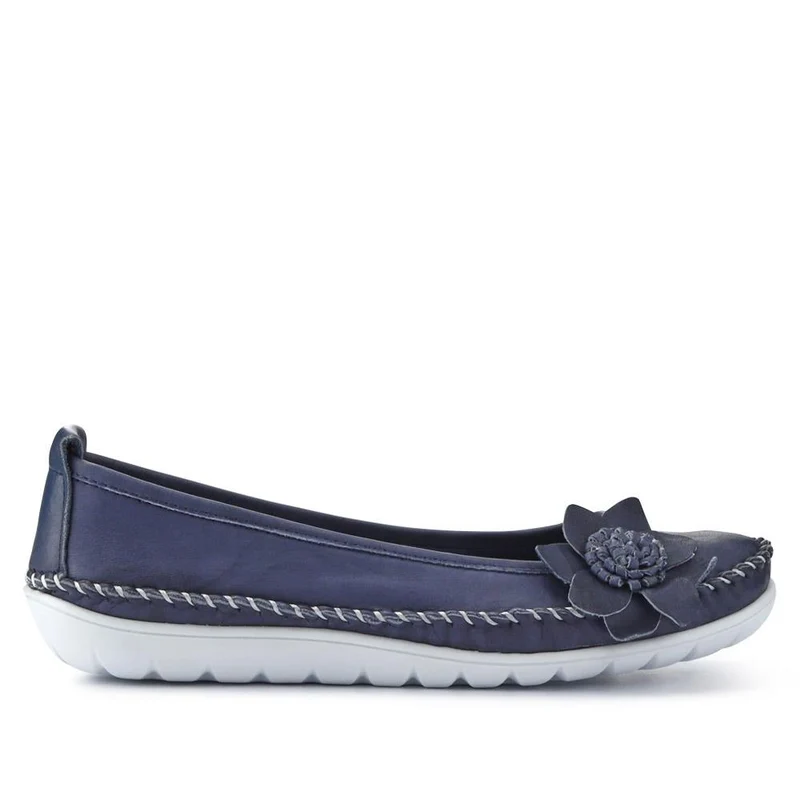 Lightweight Leather Pumps - SIMIN41000 / 326 772 - Navy