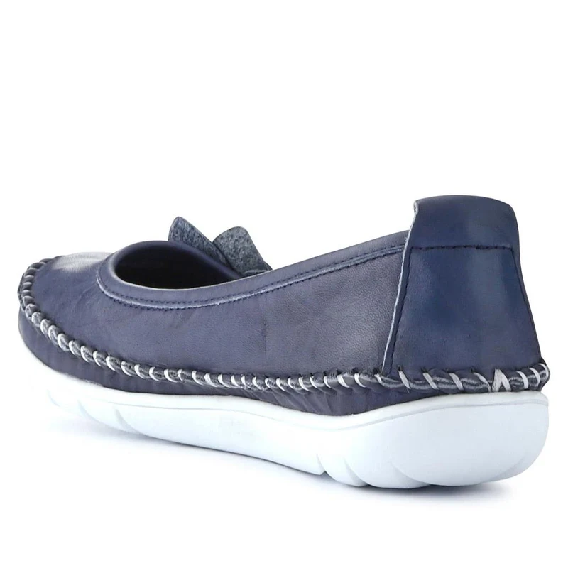 Lightweight Leather Pumps - SIMIN41000 / 326 772 - Navy