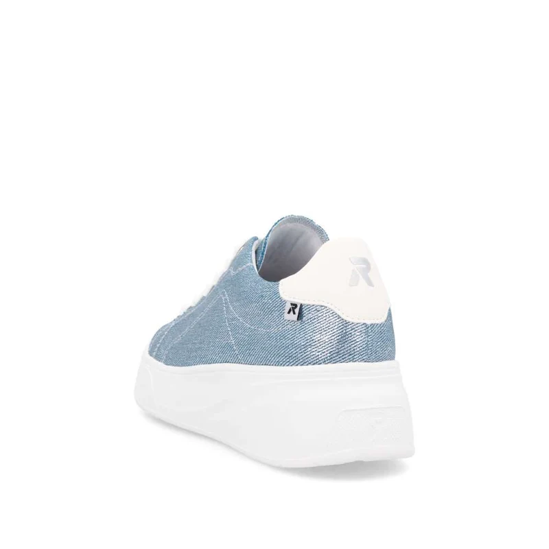 Rieker Modische Damen-Sneaker – Blau