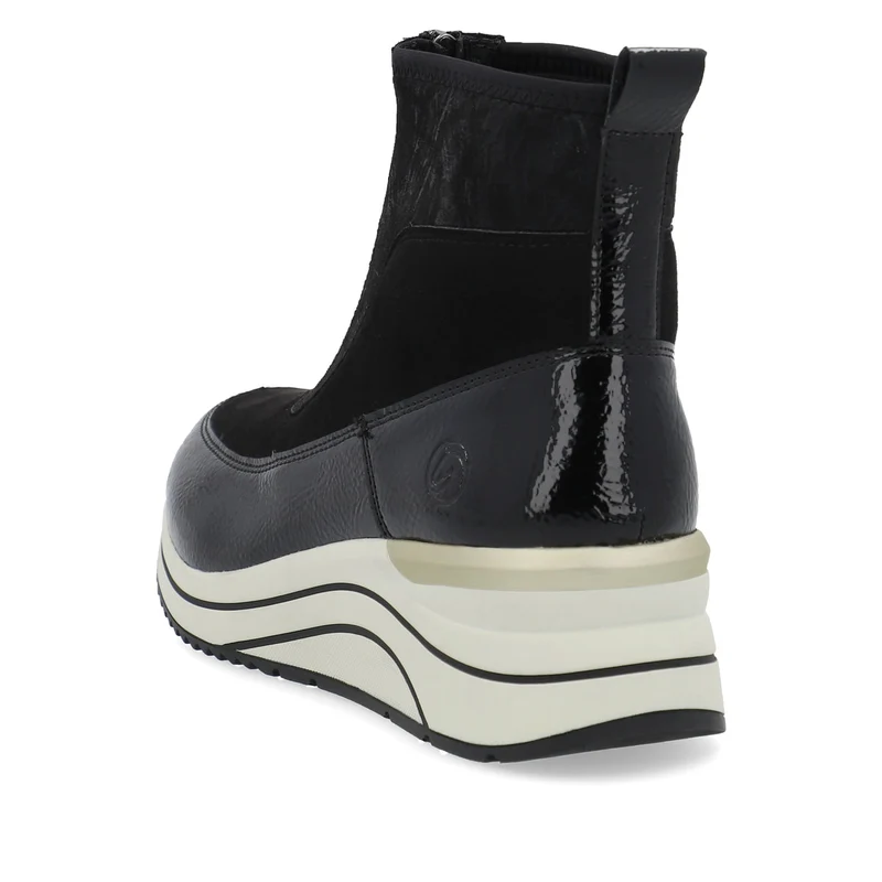 Remonte Modische High-Top-Sneaker für Damen – Schwarz