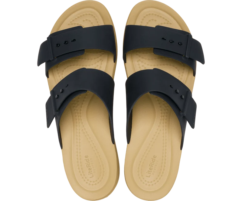 CROCS Brooklyn Sandalen mit Schnalle - Schwarz