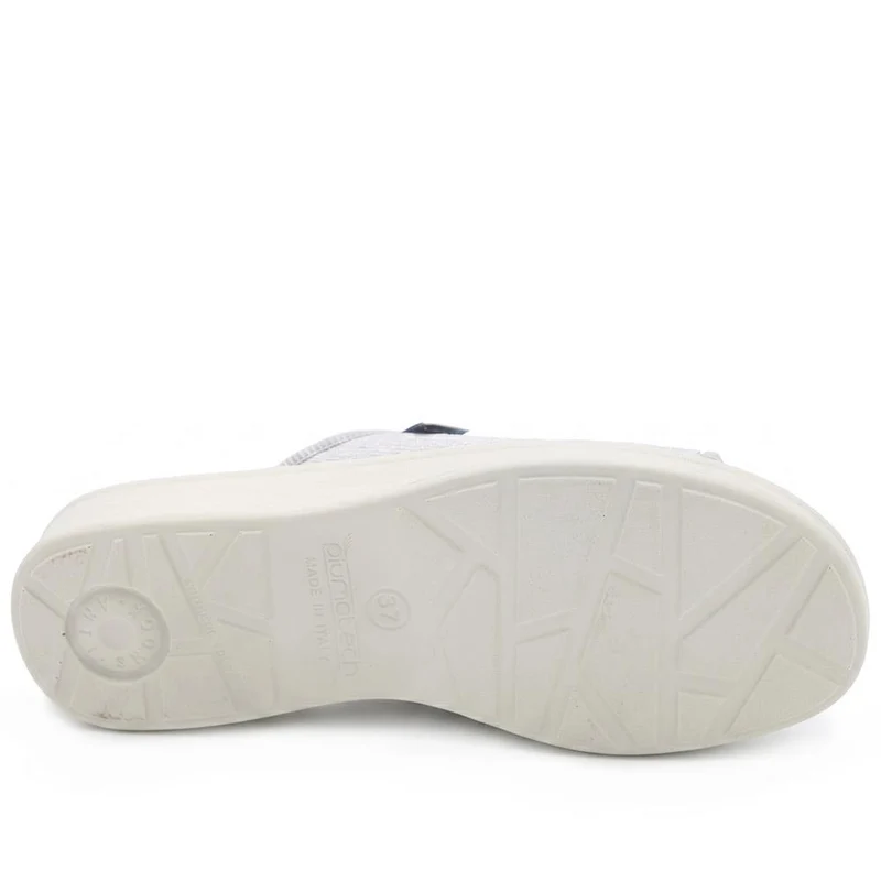 Fly Flot Stretch Fit Mule Sandals - FLY43014 / 328 647 - Silver Shimmer