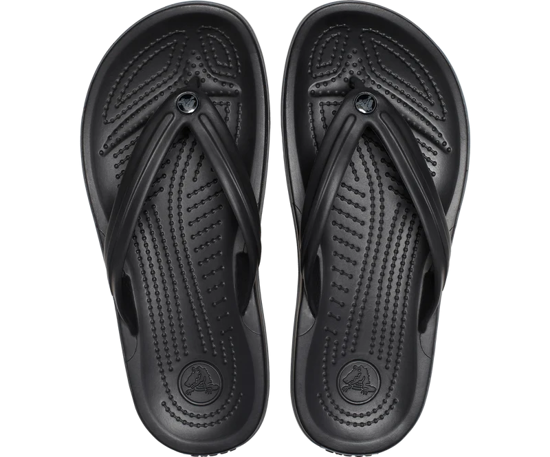 CROCS Unisex Crocband Flip Flop - Schwarz / Schiefergrau