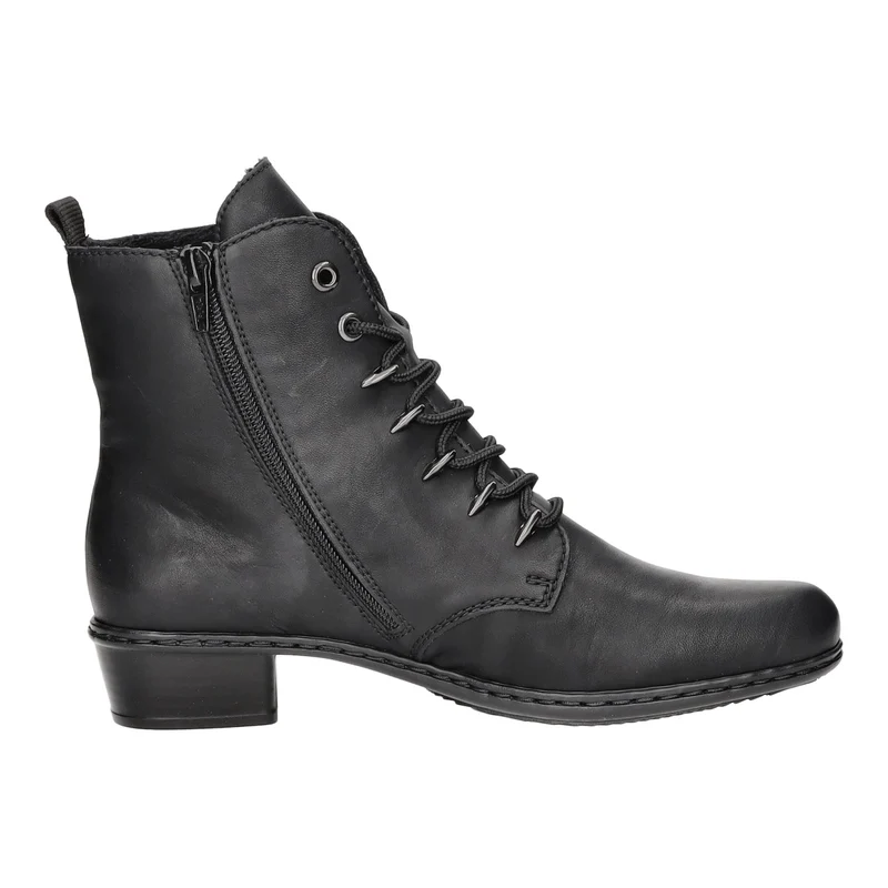 Rieker Schnürstiefelette Kaltfutter ab 35mm Absatz