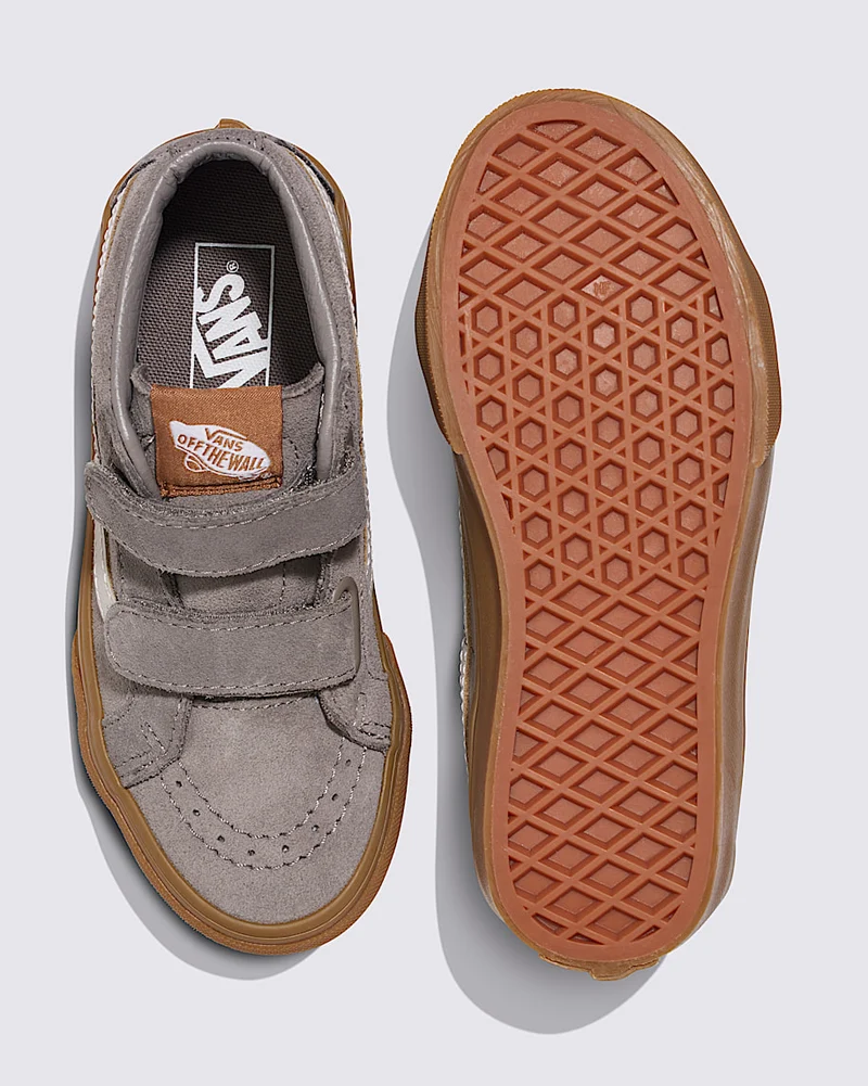 VANS SK8-Mid Reissue V Sneaker für Kinder – Gummigrau