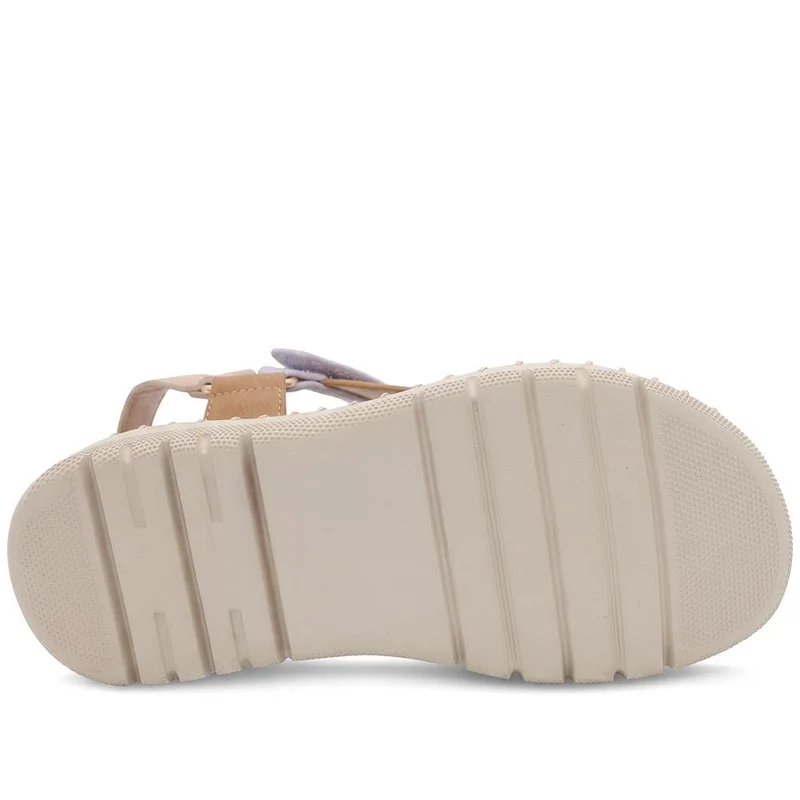 Adjustable Fastening Cushioning Sandals - BAIZH43044 / 329 310 - Tan Multi