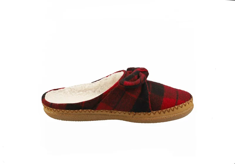 Toms-Ivy-Red-Plaid-bow-pantoffeln