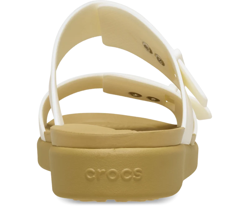 CROCS Brooklyn Buckle Low Sandal - Kreide