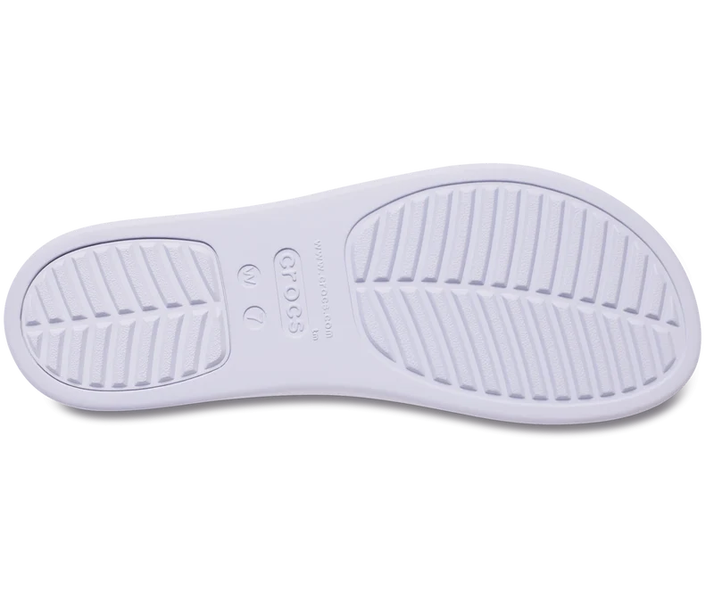 CROCS Brooklyn Sandalen mit Schnalle und niedrigem Keilabsatz - Lila Mond