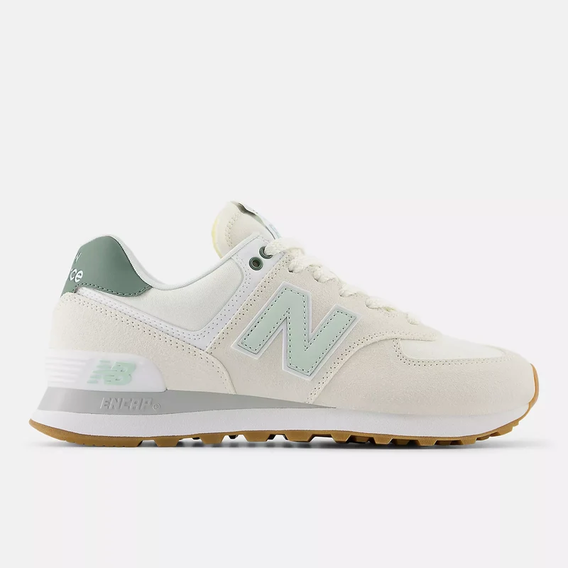 New Balance Damen 574 Fashion Sneakers - Meersalz / Neue Fichte