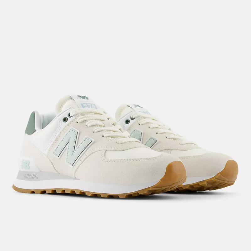 New Balance Damen 574 Fashion Sneakers - Meersalz / Neue Fichte