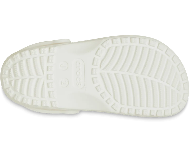 CROCS Kinder Clog mit Blumen-Ausschnitt - Kreide