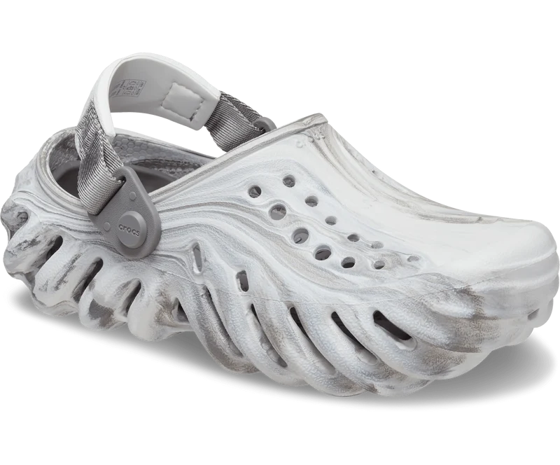 CROCS Kinder Echo Marbled Clog - Mondlicht