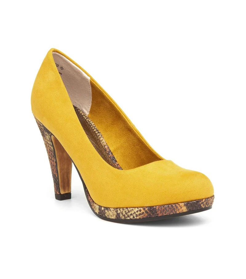 Marco Tozzi Damen Pumps - Gelb