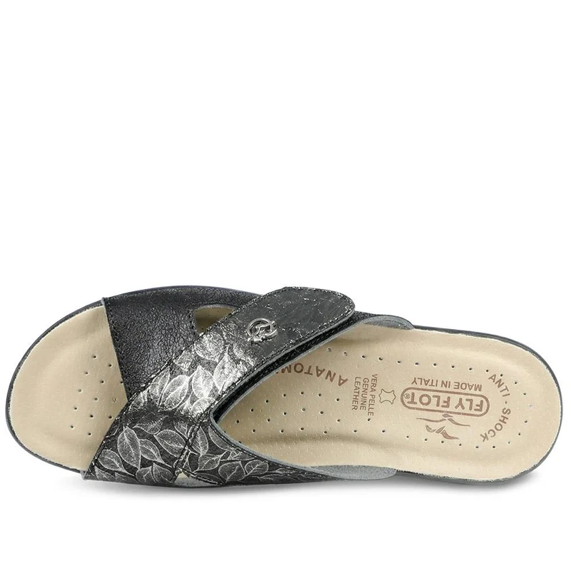 Fly Flot Adjustable Fasten Mule Sandals - FLY43019 / 328 645 - Black