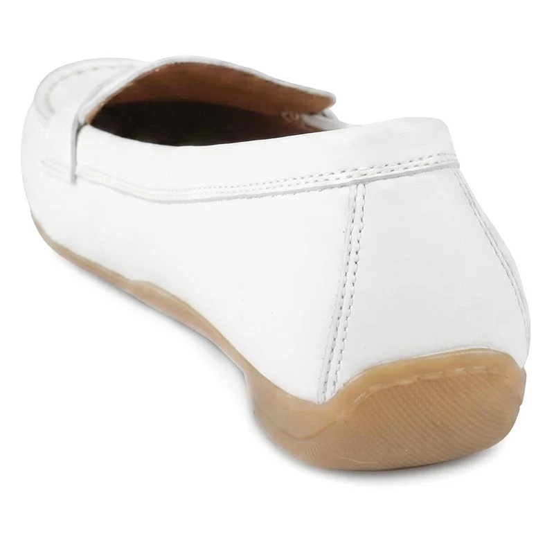 Gabor Leather Penny Loafers - GABC44517 / 330 257 - White