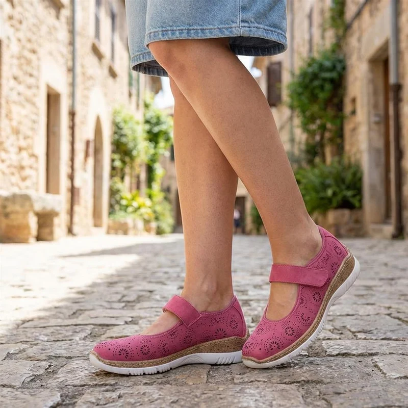 Cushioned Touch Fasten Mary Janes - WBINS43051 / 328 961 - Fuschia
