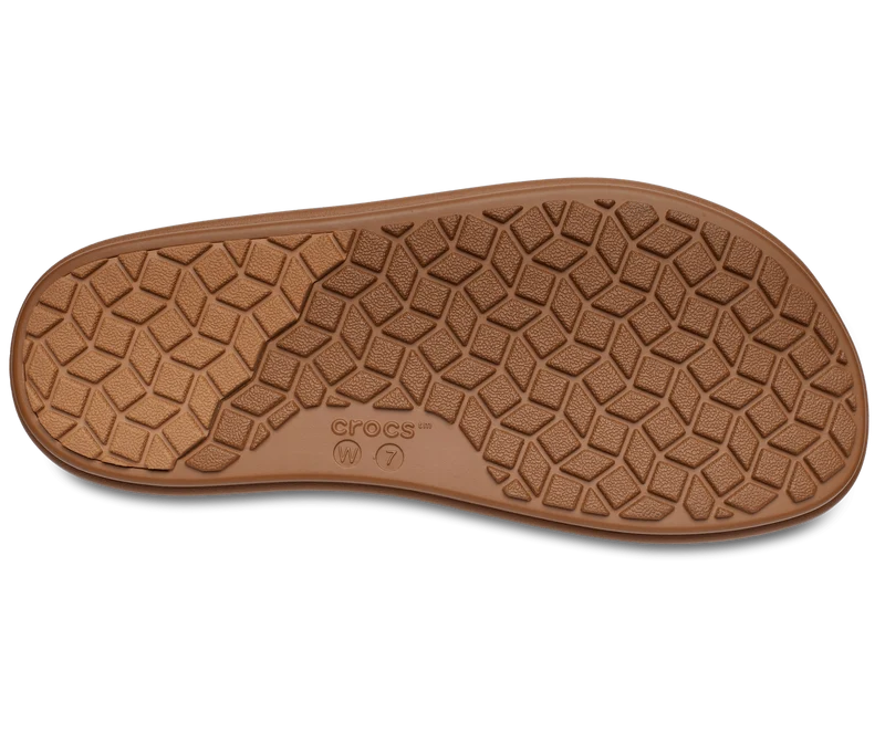 CROCS Brooklyn Luxe Sandale - Hellbraun