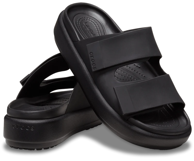 CROCS Brooklyn Luxe Sandale - Schwarz