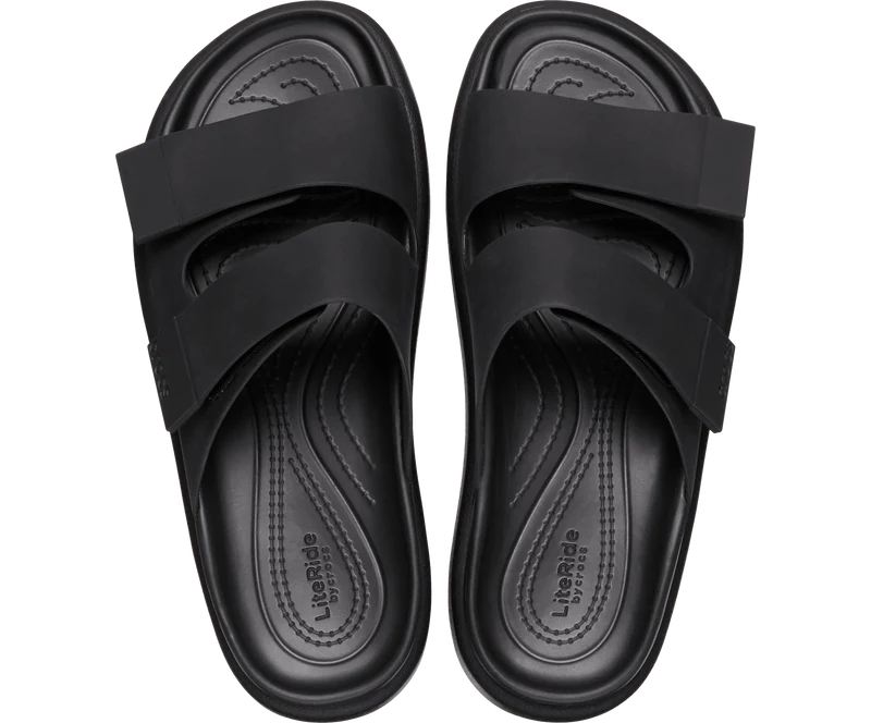 CROCS Brooklyn Luxe Sandale - Schwarz