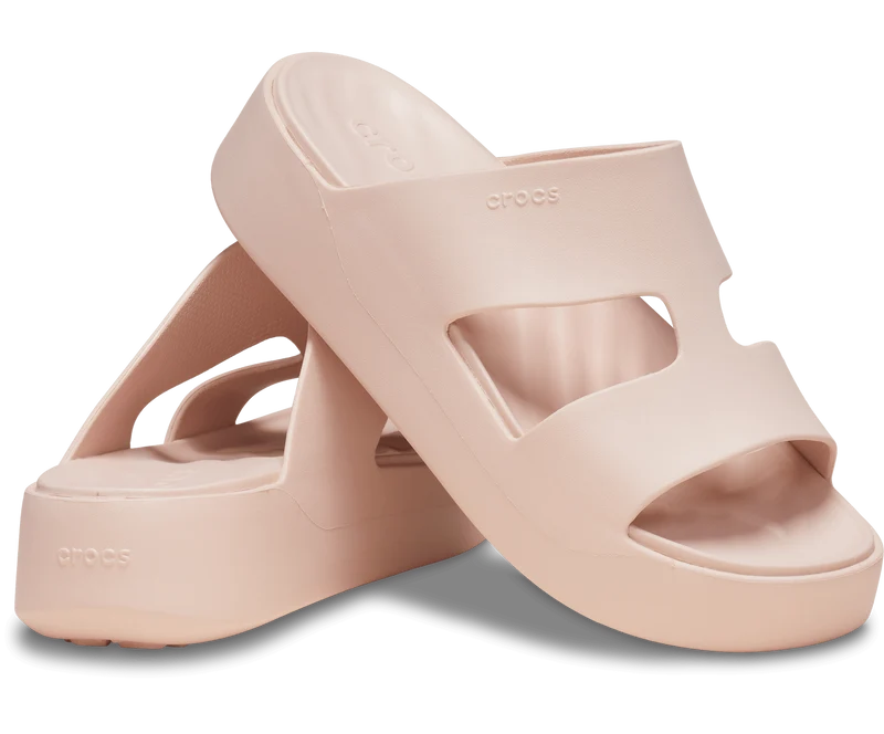 CROCS Getaway Plateau-Sandale mit H-Riemen - Quarz