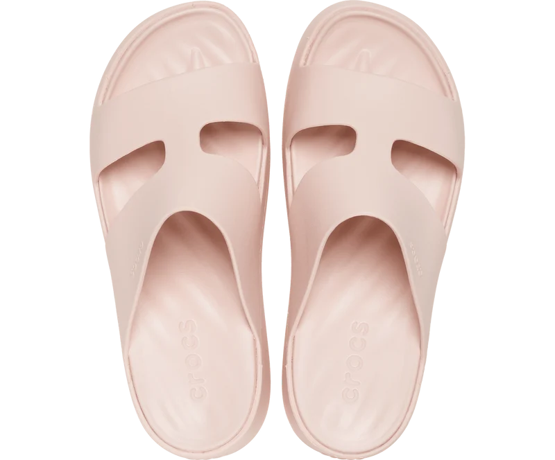 CROCS Getaway Plateau-Sandale mit H-Riemen - Quarz