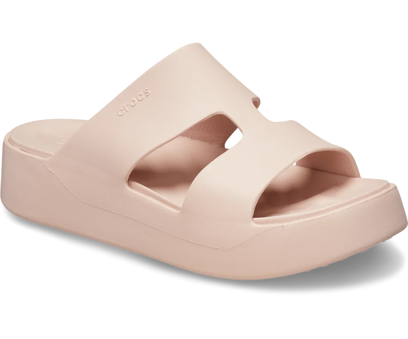 CROCS Getaway Plateau-Sandale mit H-Riemen - Quarz
