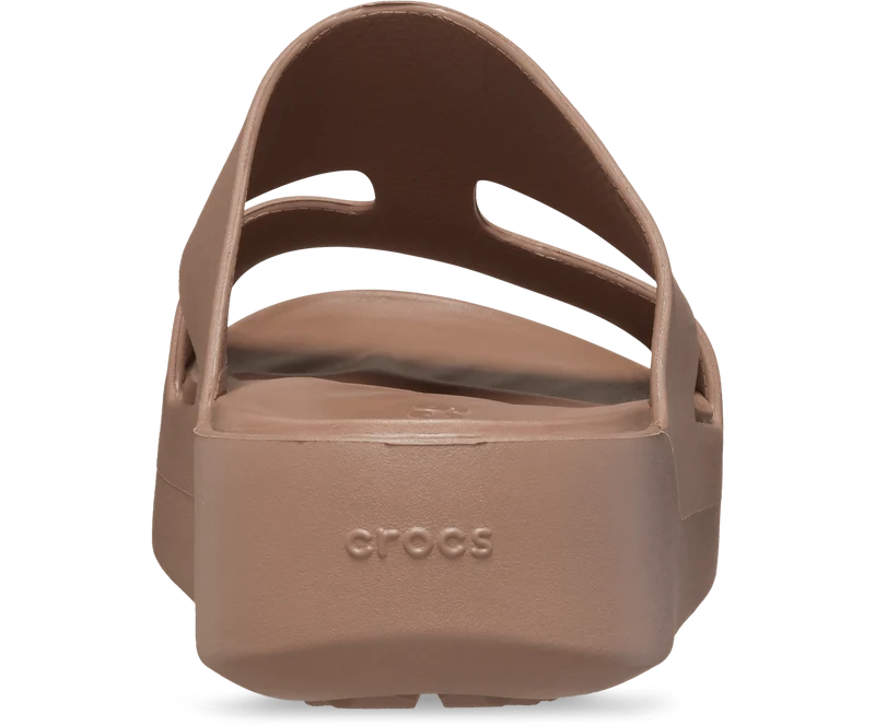 CROCS Getaway Plateau-Sandale mit H-Riemen - Latte
