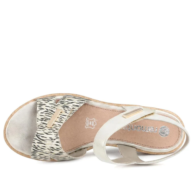 Premium Leather Touch-Fastening Sandals - DRS41515 / 327 093 - Multi