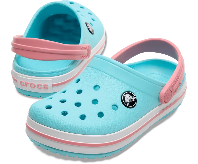 CROCS Kinder Crocband Clog - Eisblau / Weiß