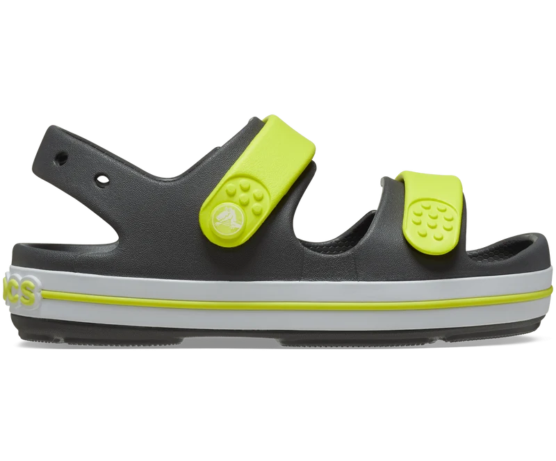 CROCS Kinder Crocband Cruiser Sandale - Schiefergrau / Acidity