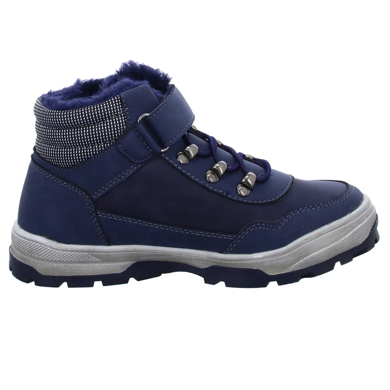 Sneakers Schlupf-/Klettstiefelette Warmfutter