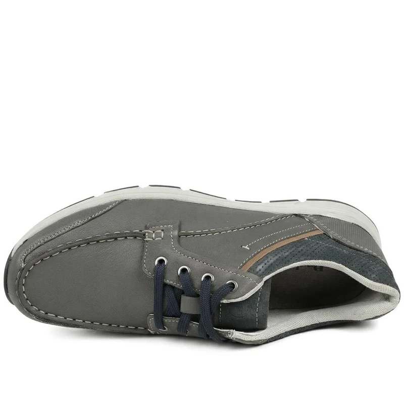 Padders Leather Rugged Casual Lace Up Shoes - PADPARK43506 / 328 921 - Navy
