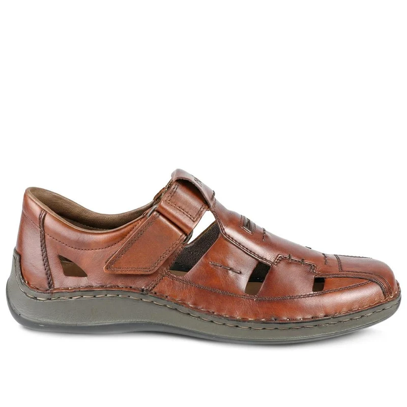 Rieker Wide Fit Fisherman Sandals - RKR43572 / 329 226 - Tan