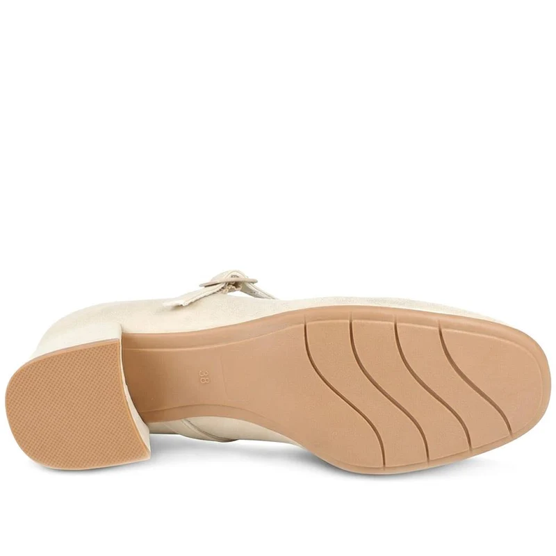 Buckle-Fasten Smart Mary Janes - GADA42000 / 327 840 - Gold Shimmer