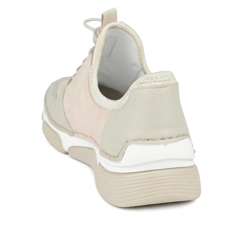 Rieker Bungee Lace City Trainers - RKR43529 / 328 780 - Beige