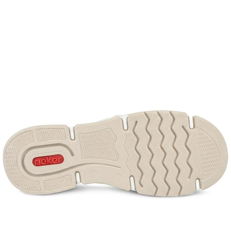 Rieker Bungee Lace City Trainers - RKR43529 / 328 780 - Beige