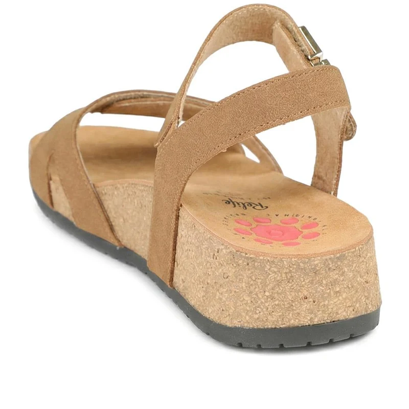 Relife Buckle & Adjustable Fasten Sandals - RELIF43002 / 328 891 - Tan