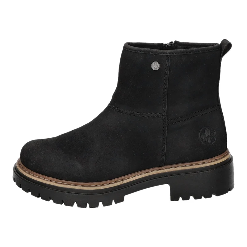 Rieker Schlupf-/Reißverschlußstiefelette Warmfutter bis 35mm Absatz (casual)