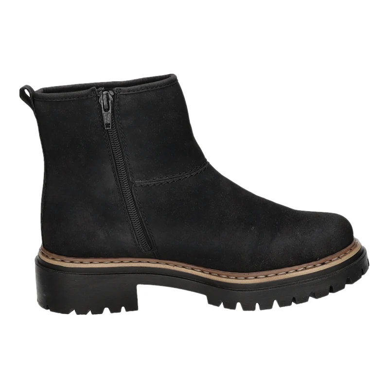 Rieker Schlupf-/Reißverschlußstiefelette Warmfutter bis 35mm Absatz (casual)