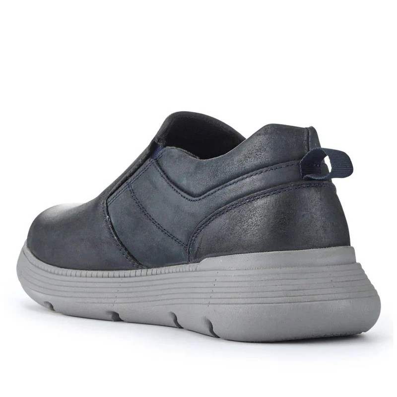 Casual Leather Slip-On Shoes - RISI41000 / 326 954 - Navy