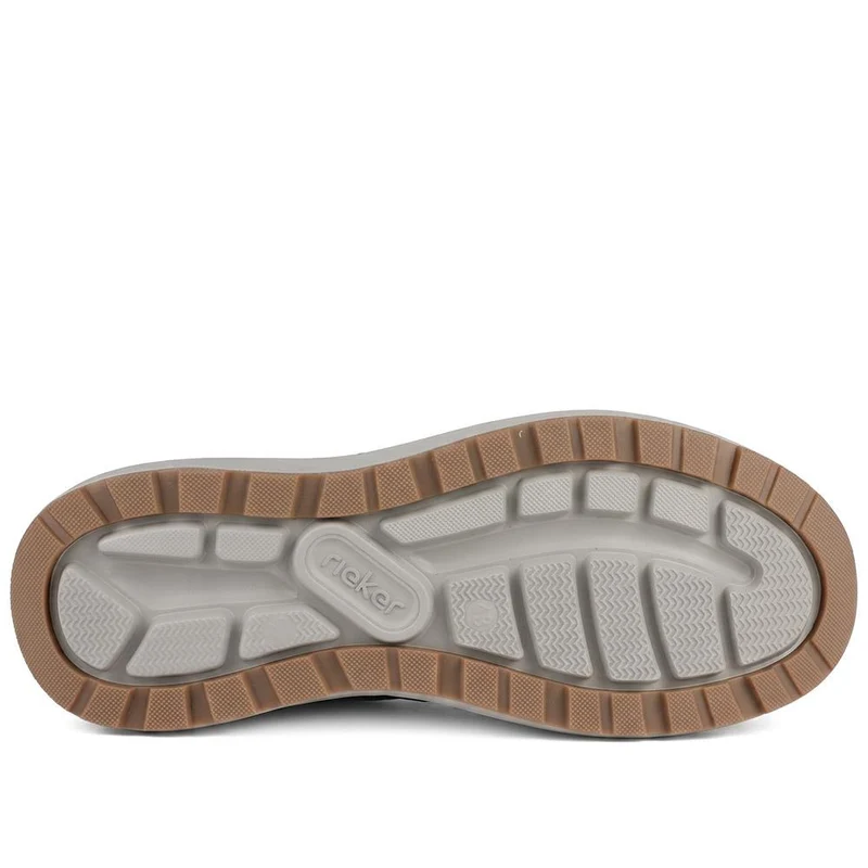 Rieker Bungee Lace Shoes With Rugged Sole - RKR43050 / 330 231 - Navy