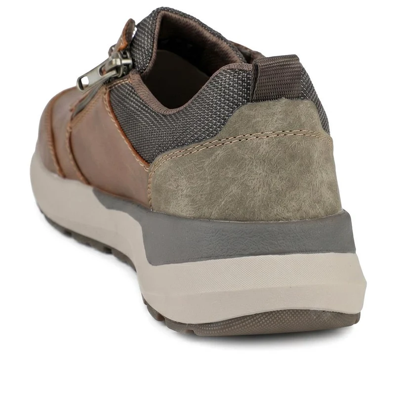 Rieker Wide Fit Rugged Low Cut Boots - RKR43049 / 330 229 - Tan
