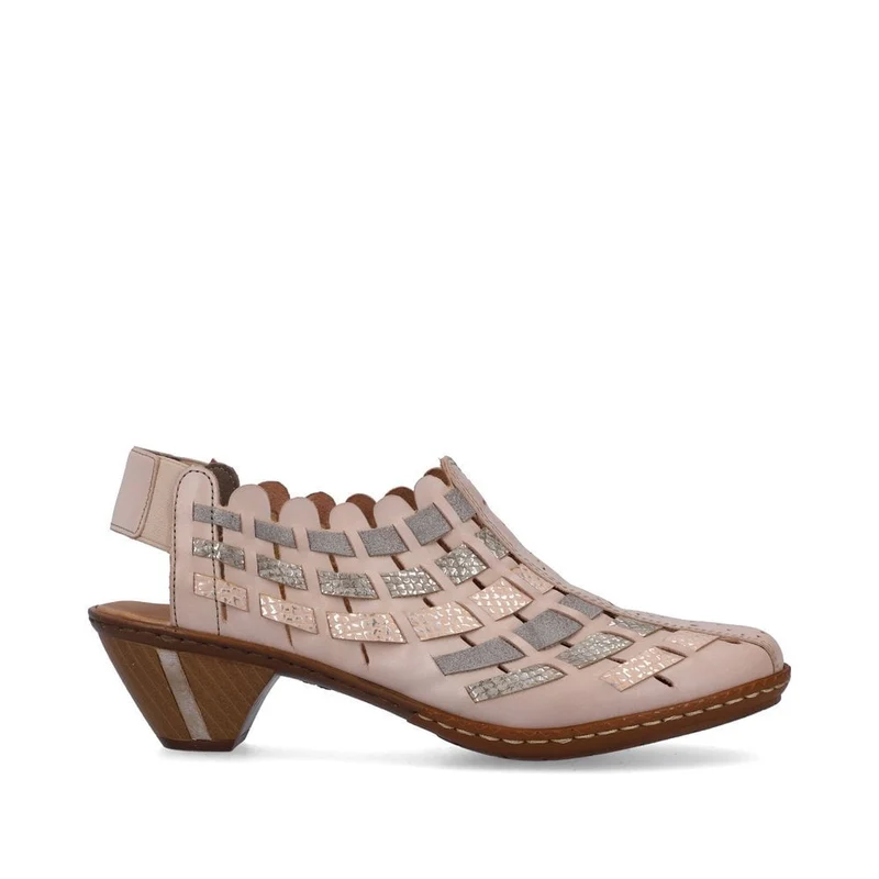 Rieker Damenmode-Sandale – Beige