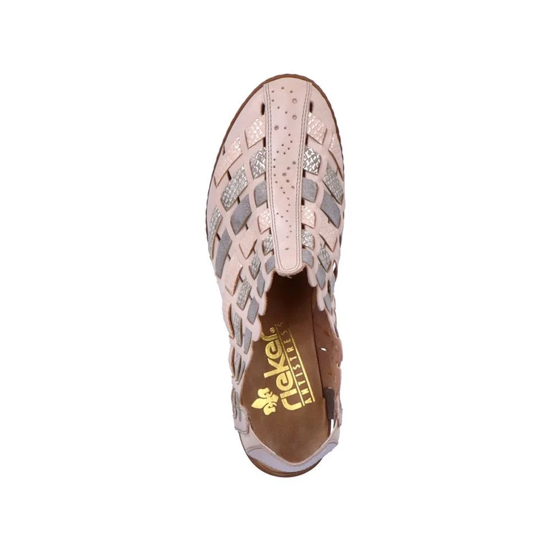 Rieker Damenmode-Sandale – Beige