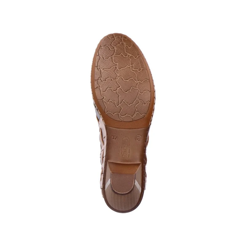Rieker Damenmode-Sandale – Beige