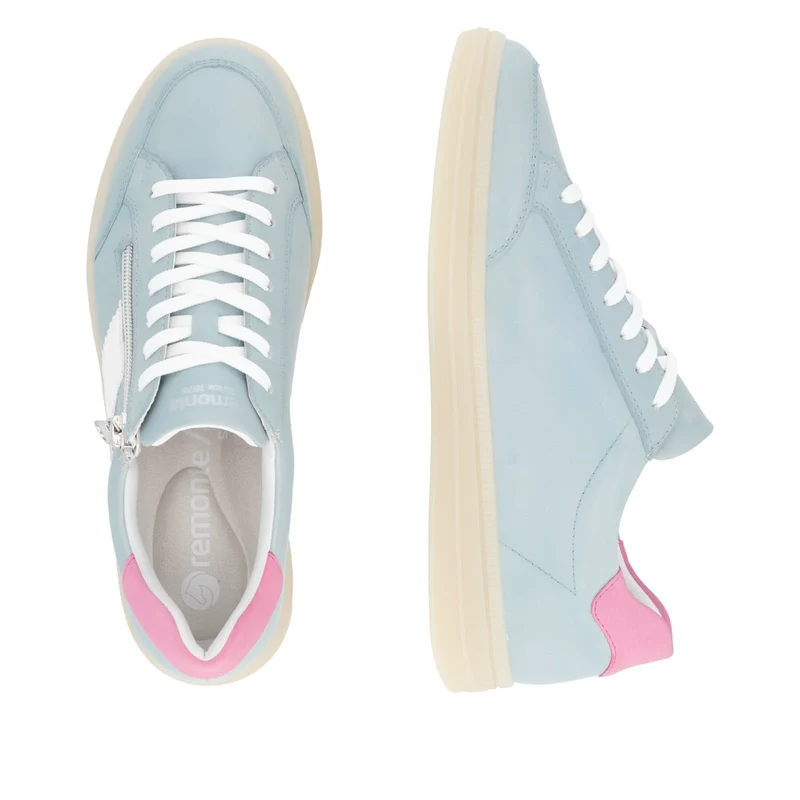 Remonte Damen-Ledersneaker – Blau