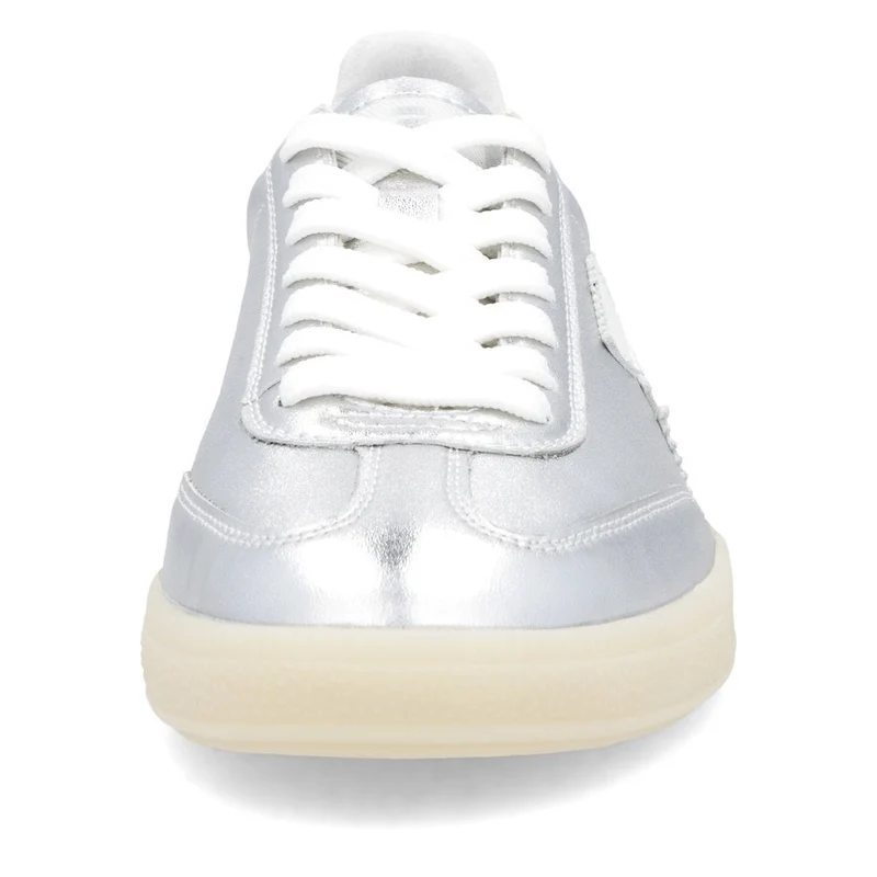 Rieker Modische Leder-Sneakers für Damen - Silber